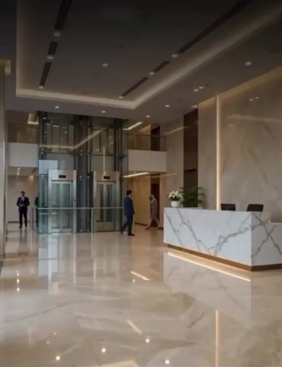 Bhutani Technopark lobby and reception, Sector 127 Noida